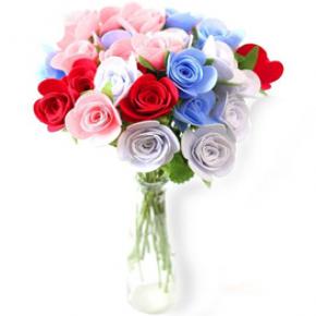 Well Tailored Non-woven Fabric Rose Bouquet Kit Supplies