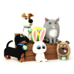 Custom DIY Toy Needle Felting Animal Kit Supplies